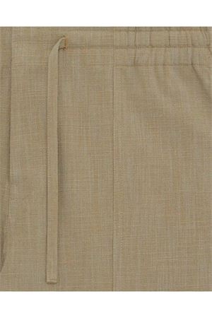 Kaki cotton blend shorts DROLE DE MONSIEUR | KBS176CO273KK